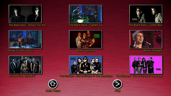 Music Volume 9 Menu 1